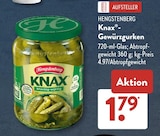 Knax Gewürzgurken von Hengstenberg im aktuellen ALDI SÜD Prospekt für 1,79 €