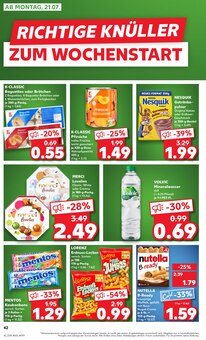 Volvic im Kaufland Prospekt "Aktuelle Angebote" mit 54 Seiten (Heilbronn)