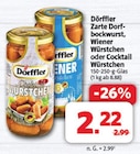 Zarte Dorfbockwurst Angebote von Dörffler bei Markant Nordwest Osnabrück für 2,22 €