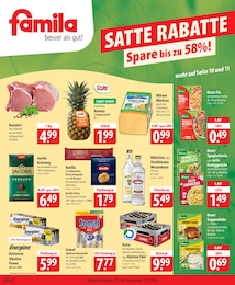 Aktueller famila Nordost Supermarkt Prospekt für Schashagen: besser als gut! mit 28} Seiten, 19.01.2026 - 24.01.2026