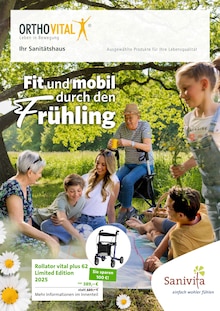 Aktueller ORTHOVITAL GmbH Prospekt "Fit und mobil durch den Frühling" Seite 1 von 6 Seiten für Leipzig