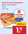 Aktuelle Brot Angebote bei Netto Marken-Discount in Wuppertal Aktuelles Knusperbrot Angebot bei Netto Marken-Discount in Wuppertal ab 1,11 €
