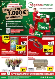 Aktueller Hagebaumarkt Prospekt "SO günstig geht das!" Seite 1 von 18 Seiten