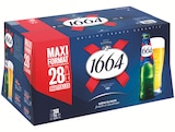 Bière blonde - 1664 en promo à 13,49 € chez Supermarchés Match Bière blonde - 1664 dans le catalogue Supermarchés Match