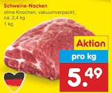 Schweine-Nacken bei Netto Marken-Discount im Egestorf Prospekt für 5,49 €