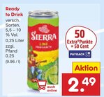Ready to Drink Angebote von Sierra bei Netto Marken-Discount Lüdenscheid für 2,49 €