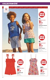 Promos Robe Bébé dans le catalogue "Super U" de Super U à la page 40 Promos Robe Bébé dans le catalogue "Super U" de Super U à la page 40