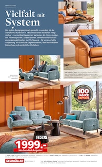 Sofa im Segmüller Prospekt "Wohndesign - Inspirierende Ideen für ihr Zuhause" mit 20 Seiten (Heilbronn)