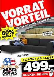 Seats and Sofas Prospekt für Gelsenkirchen: "VORRAT VORTEIL", 1 Seite, 04.05.2024 - 11.05.2024