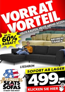 Seats and Sofas Prospekt VORRAT VORTEIL mit  Seite in Denkendorf und Umgebung
