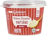 Crème fraîche épaisse entière 30% MG - CASINO dans le catalogue Casino Supermarchés