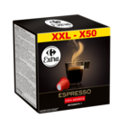 Capsules de café "Format XXL" - CARREFOUR EXTRA en promo chez Carrefour Market Bastia à 5,24 €