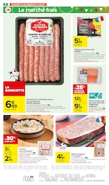 Offre Saucisse dans le catalogue Carrefour Market du moment à la page 10