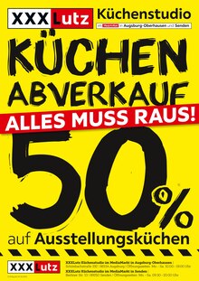 Aktueller XXXLutz Möbelhäuser Prospekt "KÜCHENABVERKAUF - ALLES MUSS RAUS!" Aktueller XXXLutz Möbelhäuser Prospekt