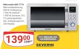 Aktuelle Mikrowelle Angebote bei GLOBUS in Herne Aktuelles Mikrowelle MW 7774 Angebot bei GLOBUS in Herne ab 139,00 €