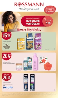 Rossmann Prospekt "Online Exklusive Angebote" mit  Seiten (Rostock)