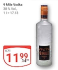 Vodka von 9 Mile im aktuellen GLOBUS Prospekt
