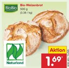 Aktuelles Bio-Weizenbrot Angebot bei Netto Marken-Discount in Freiburg (Breisgau) ab 1,69 €