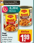 Ravioli im Angebot bei REWE in Eisenach Ravioli Angebote von Maggi bei REWE Eisenach für 1,99 €