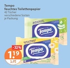feuchtes Toilettenpapier im V-Markt Prospekt feuchtes Toilettenpapier von Tempo im aktuellen V-Markt Prospekt für 1,19 €