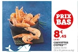 Crevettes cuites - Super U à Ajaccio Crevettes cuites en promo chez Super U Ajaccio à 8,45 €