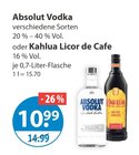 Vodka Angebote von Absolut bei V-Markt Kempten für 10,99 €