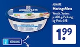 Heringsfilets von ALMARE im aktuellen ALDI SÜD Prospekt für 1,99 €