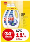 Lessive liquide Skip - Skip en promo chez Hyper U Périgueux à 11,74 €