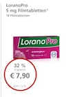 LINDA - LoranoPro 5 mg Filmtabletten Angebot im Prospekt LoranoPro 5 mg Filmtabletten bei LINDA im Prospekt "" für 7,90 €
