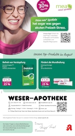 Aktueller mea - meine apotheke Apotheken Prospekt in Hameln und Umgebung, "Unsere August-Angebote" mit 4 Seiten, 01.08.2025 - 31.08.2025