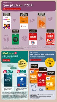 Geschenkkarte im aktuellen REWE Prospekt (München) Geschenkkarte im REWE Prospekt "Dein Markt" mit 22 Seiten (München)
