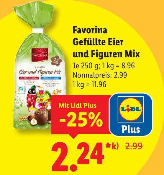 Gefüllte Eier und Figuren Mix