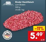 Rinder Hackfleisch Angebote von Gut Ponholz bei Netto Marken-Discount Kirchheim für 5,49 €