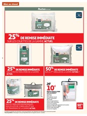 Promos Oreiller dans le catalogue "BIEN AU CHAUD" de Auchan Hypermarché Oreiller en promo dans le catalogue Auchan Hypermarché à la page 4
