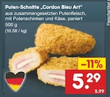 Puten-Schnitte „Cordon Bleu Art“ Angebote bei Netto Marken-Discount Borken für 5,29 €