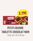 Petits Beurre Tablette Chocolat Noir - NATURALIA dans le catalogue Naturalia