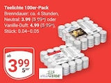 Teelichte Neutral im Angebot bei GLOBUS in Kaarst Teelichte Neutral Angebote von Villa Verde bei GLOBUS Kaarst für 3,99 €