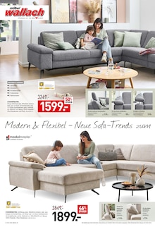 Couch im Möbel Wallach Prospekt "MARKEN KOMPETENZ WOCHEN" mit 12 Seiten (Hannover)