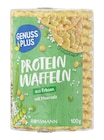 Proteinprodukte im Rossmann Prospekt Protein Waffeln von Genuss Plus im aktuellen Rossmann Prospekt für 0,80 €