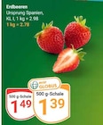 Erdbeeren bei GLOBUS im Neunkirchen Prospekt für 1,39 €