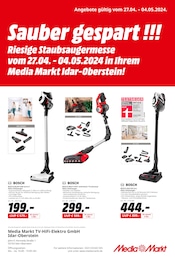 MediaMarkt Saturn Prospekt für Idar-Oberstein: "Sauber gespart !!!", 1 Seite, 27.04.2024 - 04.05.2024