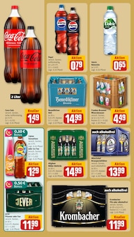 Pepsi im aktuellen REWE Prospekt (München) Pepsi im REWE Prospekt "Dein Markt" mit 24 Seiten (München)