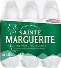 Eau Minérale Naturelle Finement Pétillante - Sainte Marguerite en promo chez Intermarché Super Eau Minérale Naturelle Finement Pétillante - Sainte Marguerite dans le catalogue Intermarché Super