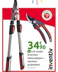 Promo Lot coupe-branches télescopique + sécateur polyvalent à 34,90 € dans le catalogue Mr. Bricolage à L'Arbresle