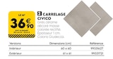 Promo CARRELAGE CIVICO à 36,90 € dans le catalogue Tout Faire à Montceaux-lès-Meaux