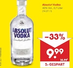 Vodka Angebote von Absolut bei Netto Marken-Discount Norderstedt für 9,99 €