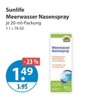 Aktuelles Meerwasser Nasenspray Angebot bei V-Markt in Augsburg ab 1,49 €