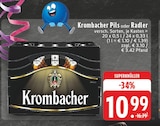 Aktuelles Krombacher Pils oder Radler Angebot bei EDEKA in Paderborn ab 10,99 €