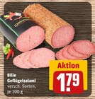 REWE Höchberg - Geflügelsalami Angebot im Prospekt Geflügelsalami bei REWE im Höchberg Prospekt für 1,79 €