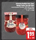 E center Amberg - Konfitüre Extra, Samt, Weniger Zucker, Zero oder Gelee Angebot im Prospekt Konfitüre Extra, Samt, Weniger Zucker, Zero oder Gelee bei E center im Amberg Prospekt für 1,99 €